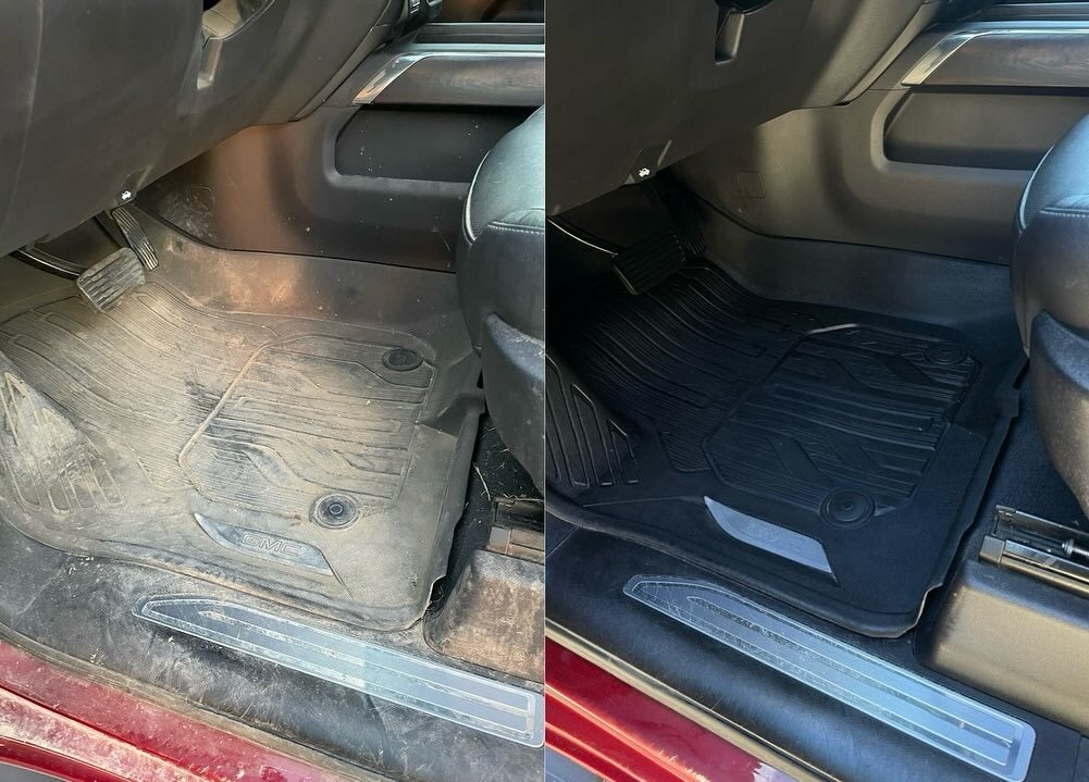 GMC Sierra before and after detail